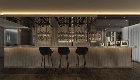 高逼格咖啡馆餐饮店设计空间设计效果图装修咖啡店设计_港润设计-站酷ZCOOL