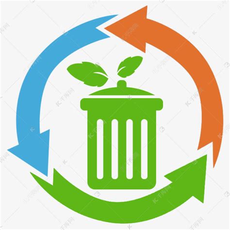 垃圾分类环保标识素材图片免费下载-千库网