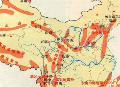 中国地震带分布图简介-企业官网
