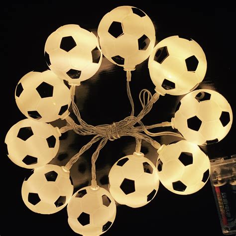 led彩灯厂家定制世界杯足球挂件小灯串室内节日装饰灯同款造型 ...