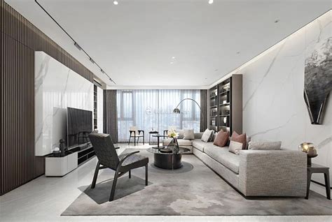 5-10万120㎡中式三居室装修效果图,广电家园120平米的现代节约风装修案例效果图-齐家网