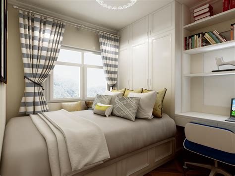小卧室装修效果图-长2.8,宽2.5的小卧室装修效果图大全2014图片 _汇潮装饰网