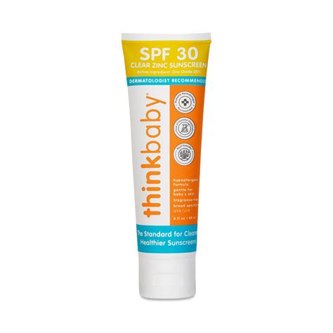 THINK Thinkbaby SPF 30 Clear Zinc Sunscreen | Thrive Market