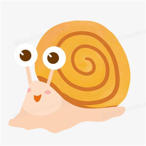卡通可爱蜗牛元素PNG图片素材下载_可爱PNG_熊猫办公