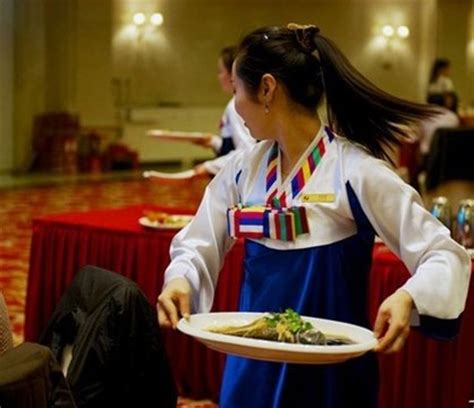 餐厅里有菜的年轻女服务员高清图片下载-正版图片503725386-摄图网