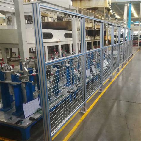 安全围栏_安全防护围栏 工业铝型材设备 车间分隔围栏 - 阿里巴巴