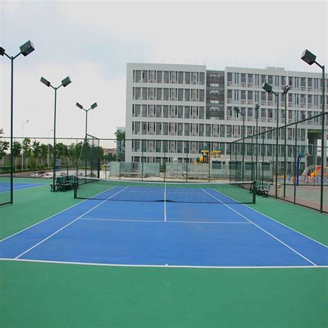 塑胶球场施工规范，网球场丙烯酸地面做法
