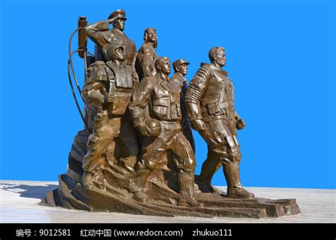 中国空天军雕像高清图片下载_红动中国