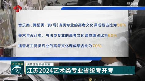 江苏2024艺术类专业省统考开考 艺术类专业分类考试 文化课要求提高_我苏网