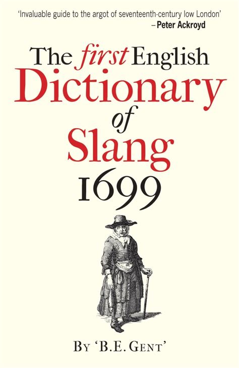 The First English Dictionary of Slang, 1699, Bodleian Library