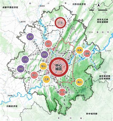 《重庆都市圈发展规划》公布 范围包括重庆主城都市区21个区和四川广安全域，总面积3.5万平方公里，2020年常住人口约2440万人_重庆市人民政府网
