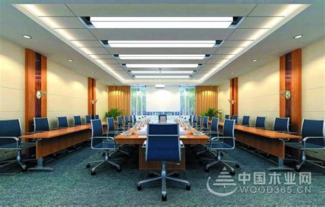12款现代办公室装修会议室效果图 霸气！-中国木业网