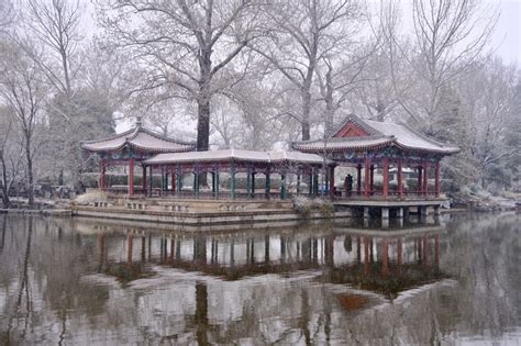 水木清华夜景,水木景点,水木大学_大山谷图库