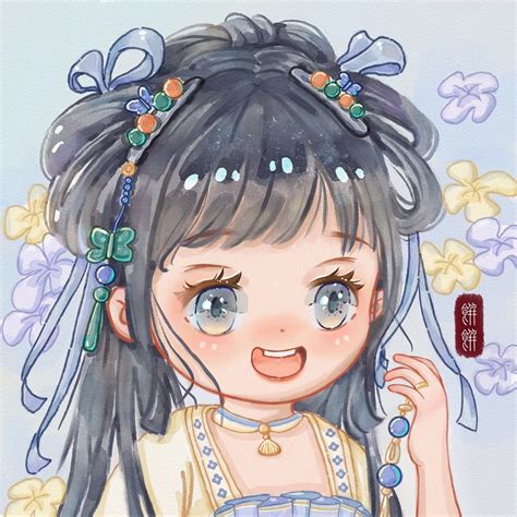 古风头像闺蜜版的女生