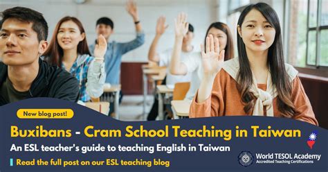 Buxibans - Cram School Teaching in Taiwan - World TESOL Academy