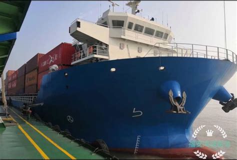 出售10000吨集装箱船(816TEU)2018年7月江苏造