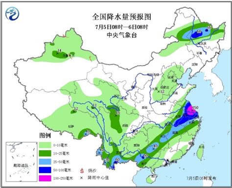 最新天气：江浙沪等9省市局地有大到暴雨（图）--环保--人民网