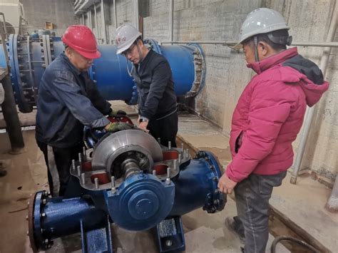 阿拉善盟水务局 工作动态 扬黄灌溉工程泵站水泵主机组检修工作全面展开