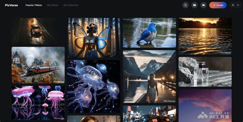 PixVerse - 免费高清的AI视频生成工具 | AI工具集