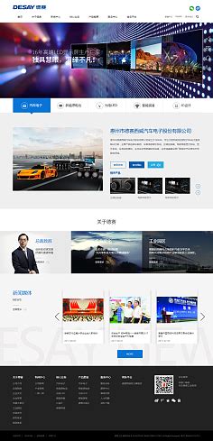 企业网站-花瓣网|陪你做生活的设计师 | 惠州市德赛工业发展有限公司