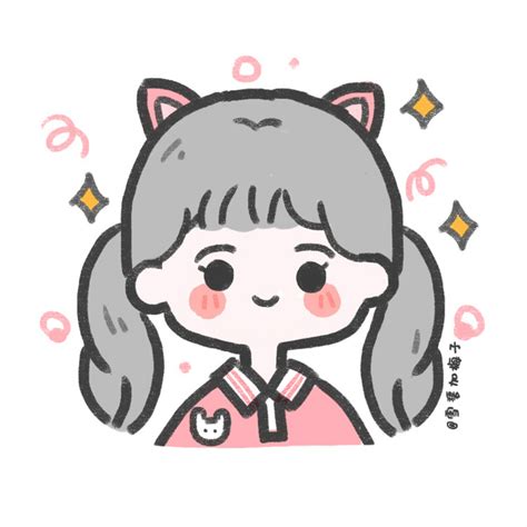 甜美女生头像雪碧可爱