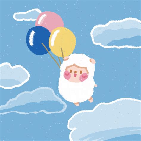 甜美女生头像小羊