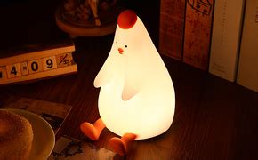 创意蛋壳鸡小夜灯不倒翁硅胶拍拍灯卧室儿童伴睡床头灯蛋壳鸡夜灯-阿里巴巴