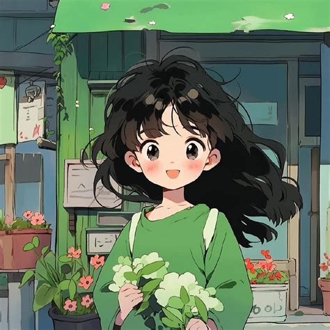 女生头像温柔好运图片
