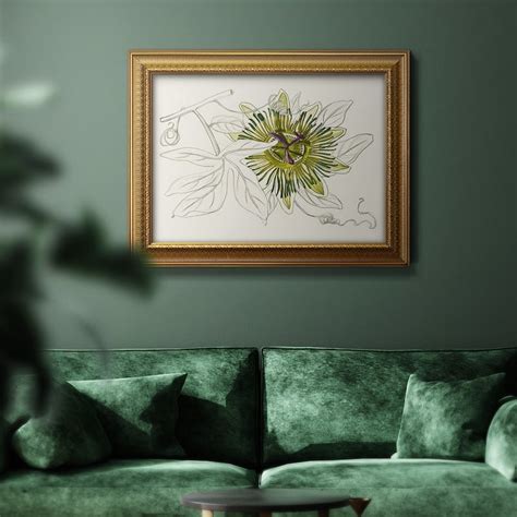 Passionflower IV Premium Framed Canvas- Ready to Hang - Bed Bath ...