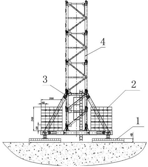 一种塔式起重机组合式底架压重基础结构的制作方法