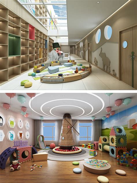 幼儿园设计|早教中心设计|托育中心设计_诗诗小仙女-站酷ZCOOL