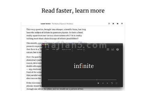 谷歌浏览器插件SwiftRead 快速阅读 提升阅读速度-（Chrome插件）谷歌浏览器插件网