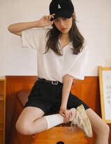 棒球服甜美女生图片头像