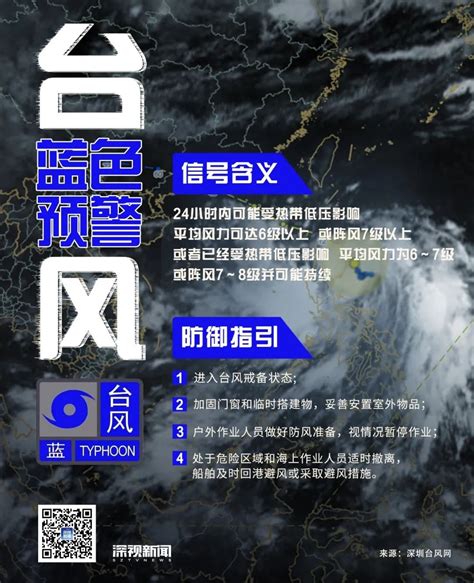 风力加大、降温降雨！深圳发布台风蓝色预警，全市各部门积极防御