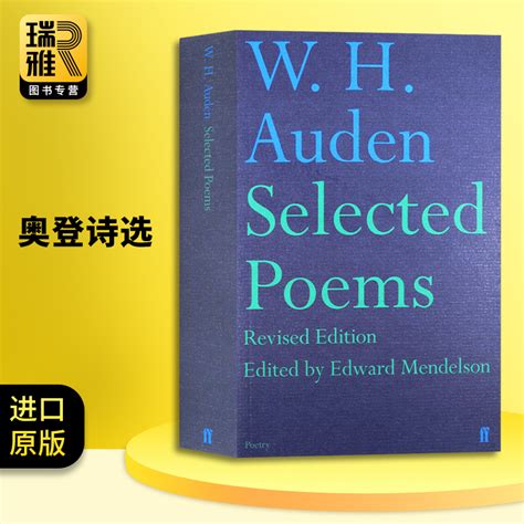 奥登诗选英文原版 W.H.Auden Selected Poems外国诗歌 Wystan Hugh Auden奥登诗集另一种时间Another ...