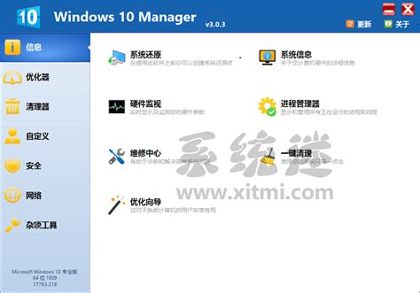 Win10优化 Windows 10 Manager v3.9.4.0 免激活绿色版-分享迷