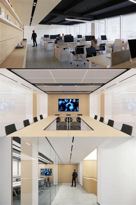 大连景源地产开发有限公司办公楼 办公空间设计_美国室内设计中文网