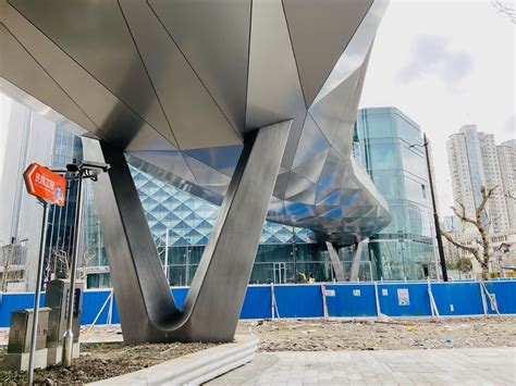 上海北外滩开发新进展：空中连廊示范段一期完工、二期开工|上海市_新浪新闻