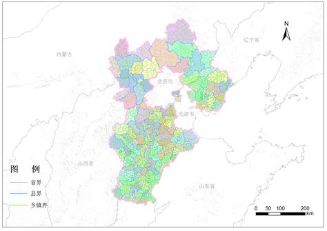 河北省乡镇行政区划-地图数据-地理国情监测云平台