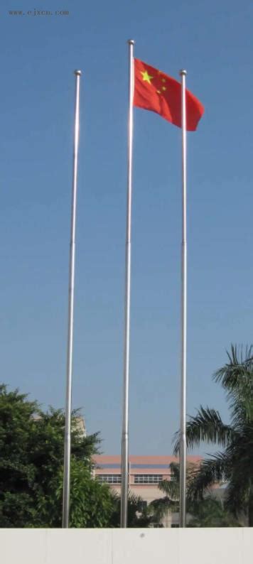 户外不锈钢锥形旗杆 一体分节8-20米学校工地政府304手摇升国旗杆-阿里巴巴