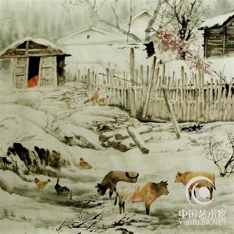 刘国志作品《瑞雪兆丰年》-中国艺术家网
