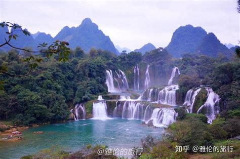 德天跨国瀑布,因位于广西崇左市大新县硕龙镇中越边境的德天屯