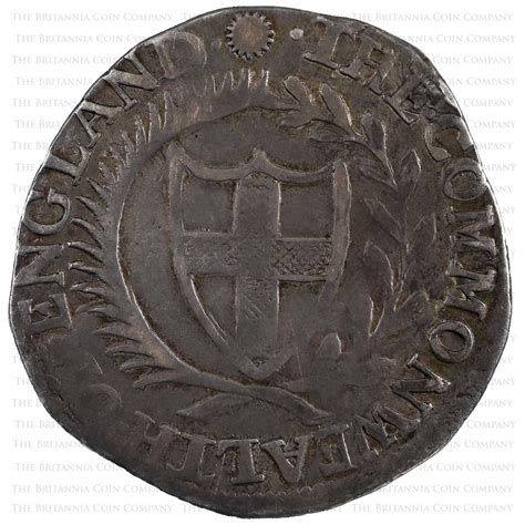 1653 Commonwealth Shilling : Near Very Fine | The Britannia Coin Company