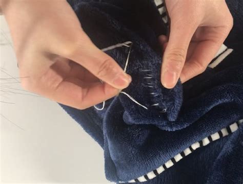 补洞隐形针法-棉服开线或衣服破洞可以这样缝,方法简单看不出来