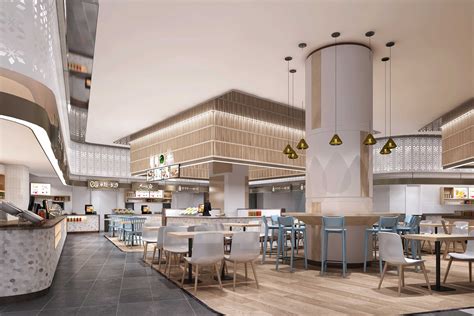 光谷世界城“悦心汇”美食广场 - 餐饮空间 - 金枫设计设计作品案例