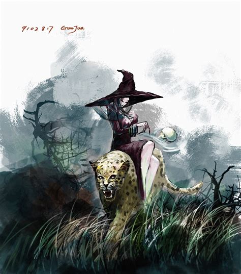 女巫|插画|插画习作|wangyajing21 - 原创作品 - 站酷 (ZCOOL)