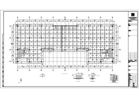 衡阳市某大型化肥厂4层钢结构厂房全套结构设计CAD图纸_工业厂房_土木在线