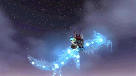魔兽世界：最漂亮的坐骑星光龙！拥有这坐骑的玩家却很少_腾讯视频