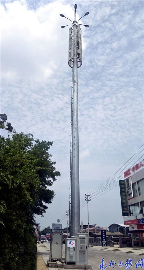 销售5g信号塔 50米独管通讯塔 规格多样 蓬泽铁塔