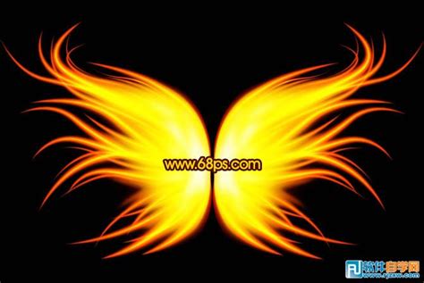 火焰翅膀符号,火焰符号,翅膀符号_大山谷图库